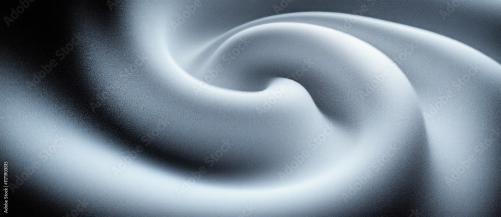 Poster abstract monochrome swirl smooth gradients soft transitions chiaroscuro lighting minimalistic compos