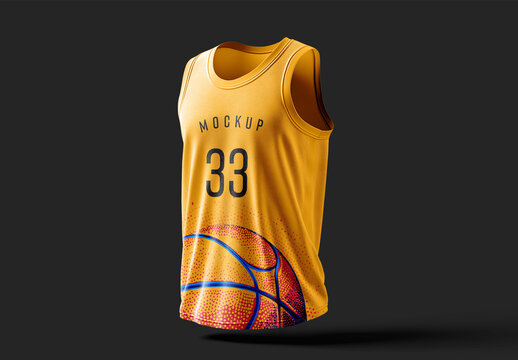 Basketball Jersey Uniform and Body Kit Mockup for Creative Design, Sports Apparel, and Marketing Materials Generated with AI
