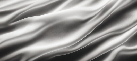 Obraz premium Abstract Black and White Fabric Texture Background with Grainy Noise and Smooth Gradients