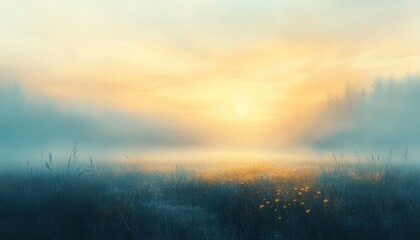 Obraz premium Tranquil Blue and White Gradient Abstract Background for Creative Design