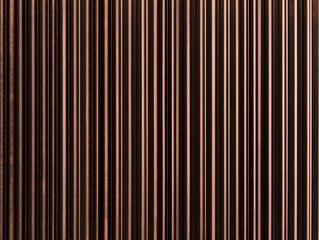 Dark Brown Vertical Fabric Drapes