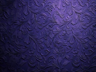 Victorian floral wallpaper pattern creating a luxurious purple background