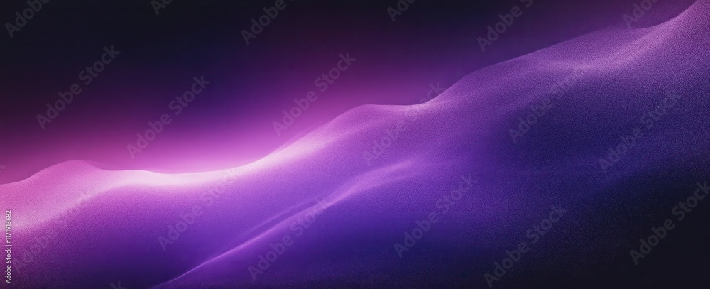 Aufkleber purple black abstract gradient background glow noisy texture design poster banner header