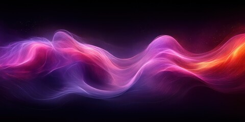Obraz premium Abstract Gradient Background in Purple and Black with Soft Glowing Light Effects Dreamy Impressionist Design