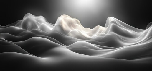 Obraz premium Monochromatic Abstract Artwork Grey Gradient Texture Background Minimalist Design