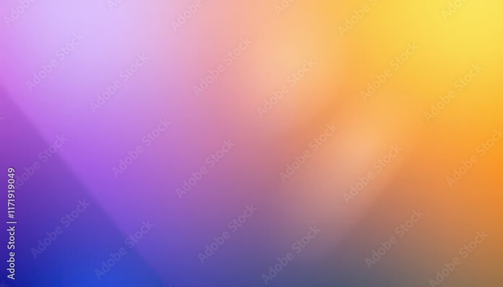 Poster vibrant gradient background displaying a smooth transition of colors