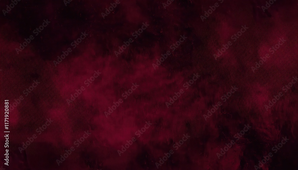 Aufkleber Rich Maroon and Black Abstract Texture with Subtle Gradient and Halftone Patterns for Backgrounds, Design Concepts, or Branding Projects