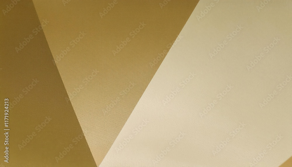 Poster abstract geometric beige and gold overlapping shapes design for minimalist backgrounds, modern inter