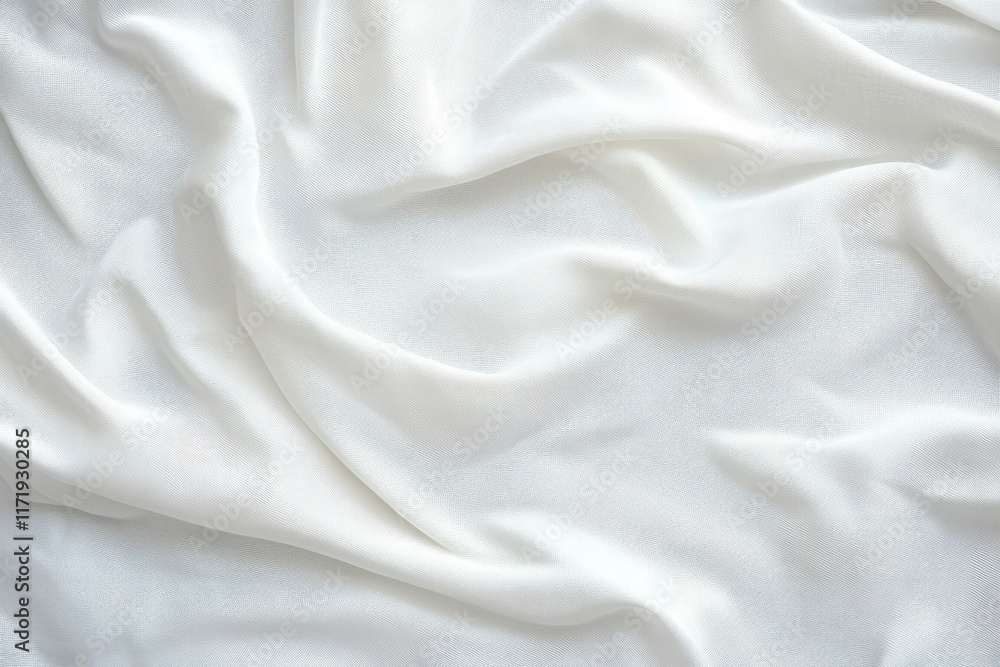 Aufkleber crumpled white texture soft lighting minimalistic design background