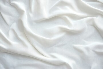 Obraz premium Crumpled White Texture Soft Lighting Minimalistic Design Background