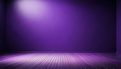 stock photo features a minimalist, gradient purple studio room
