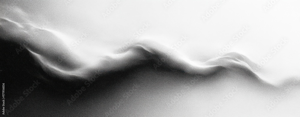 Poster grey gradient abstract background monochrome texture smooth blurred soft noise design