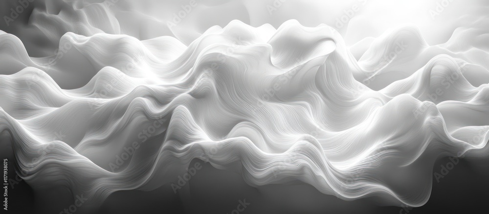 Poster monochrome abstract texture with soft gradients and deep shadows for design banner and poster backgr