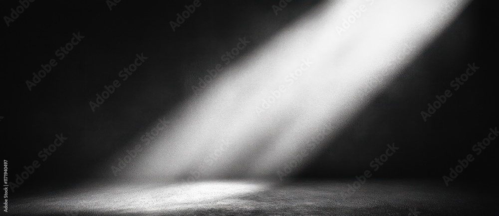 Poster black white gray monochrome abstract gradient background noise texture design