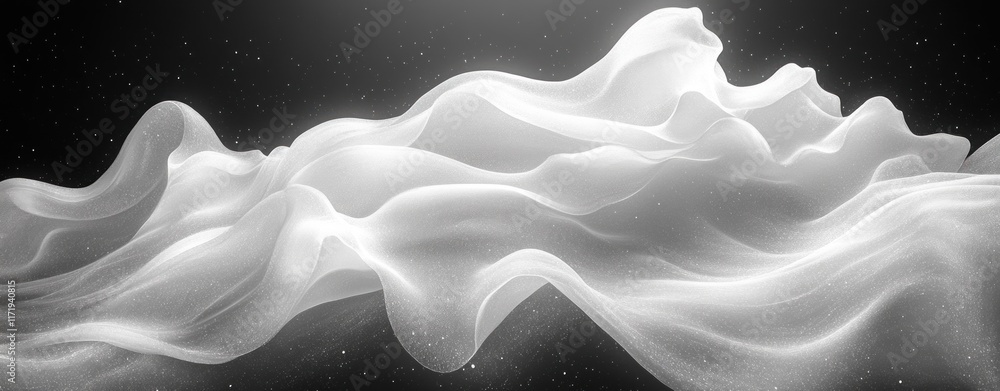 Poster abstract grayscale watercolor texture soft gradient monochrome background design