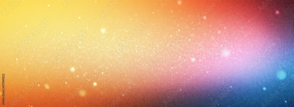 Poster Gradient Background Soft Pastels Warm Light Bokeh Effects Abstract Design