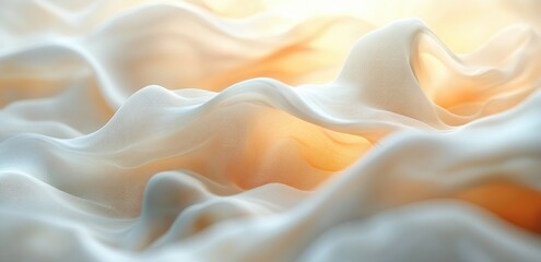 Obraz premium Warm Beige Cream Gradient Background Abstract Texture Soft Natural Lighting