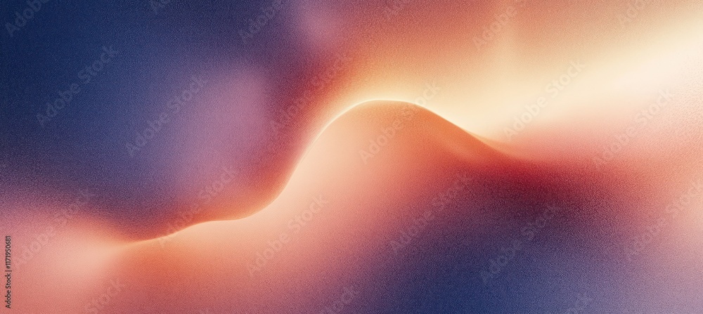 Poster abstract gradient background with dark grainy texture for glowing banner poster design
