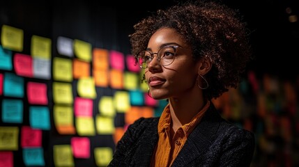 Creative brainstorming session office photography collaborative environment close-up view innovation in action