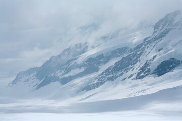 Snowy Mountain Serenity