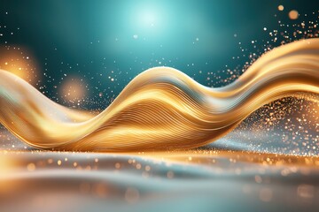 The line wave 3D graphic features a visually stunning representation of flowing and curving lines that create a sense of movement and dynamism