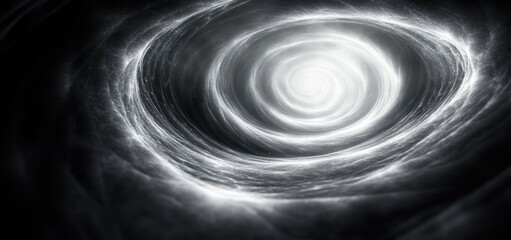 Obraz premium Black White Gray Abstract Spiral Noise Texture Background Poster Design