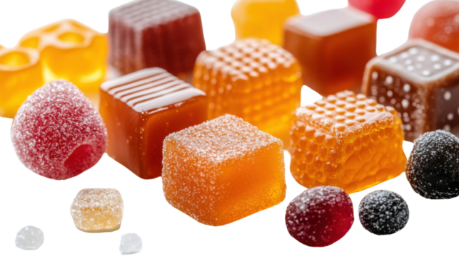 chocolate candy  isolated on a white background 