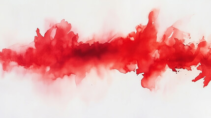 Abstract red watercolor gradient detail background with copy space