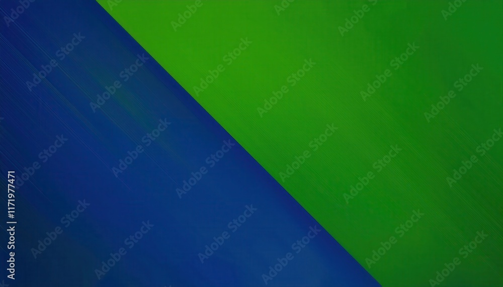 Poster vibrant green to blue gradient background with overlapping diagonal stripes. perfect for modern desi