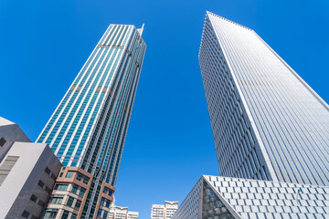 Obraz premium Cityscape of Tianjin, China