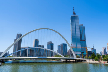 Obraz premium Cityscape of Tianjin, China