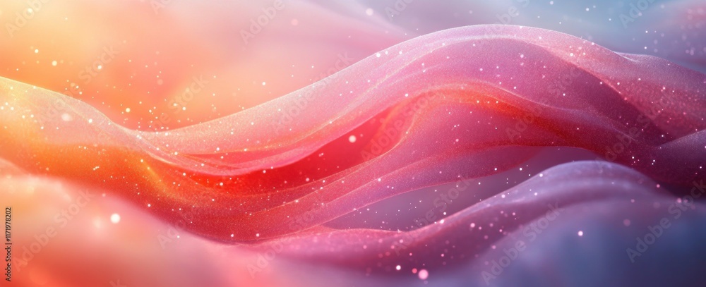 Poster pink gradient background texture soft pastel light noise blurred smooth abstract design