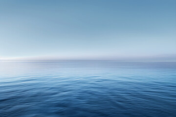 Obraz premium Serene Gradient: A Tranquil Transition from Deep Indigo to Soft Sky Blue, Capturing the Elegance of Color Gradation