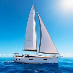 sailing boat on the sea