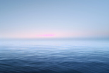 Obraz premium Serene Gradient: A Tranquil Transition from Deep Indigo to Soft Sky Blue, Capturing the Elegance of Color Gradation