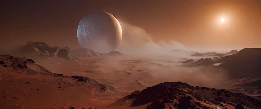 Imaginative exploration showcases enticing landscapes across Mars encouraging dreams