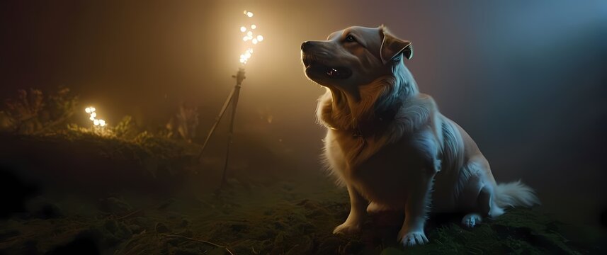 Lively pet narratives illuminated by pure joy festively expressed using art