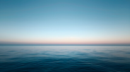 Fototapeta premium Serene Gradient: A Tranquil Transition from Deep Indigo to Soft Sky Blue, Capturing the Elegance of Color Gradation