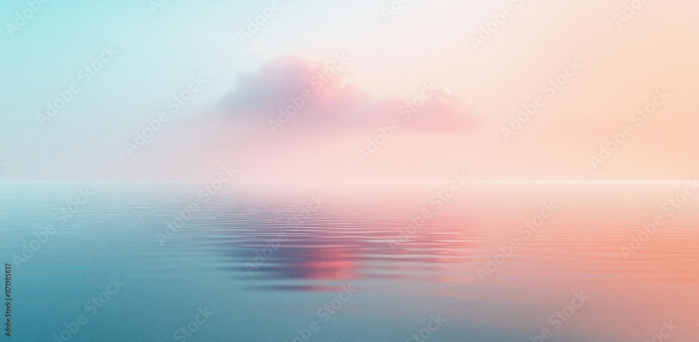 Poster gradient background in pastel colors soft focus light grainy banner subtle texture copy space design