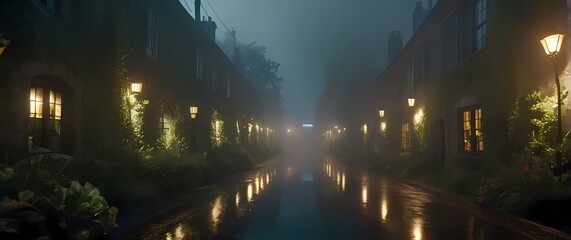 Nostalgic lanes reflecting local history enveloped in flora ove the land