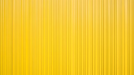 Yellow Corrugated Metal Surface