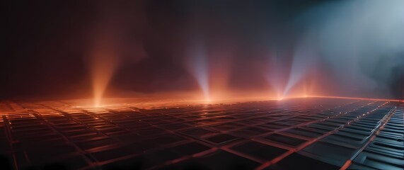 Techinfused visuals harmonizing effectively with creativity in engaging settings