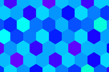Fototapeta premium abstract background with hexagons