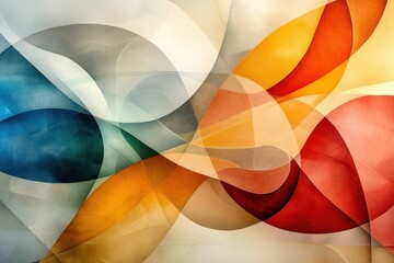 Obraz premium A visually striking composition of intersecting lines, shapes