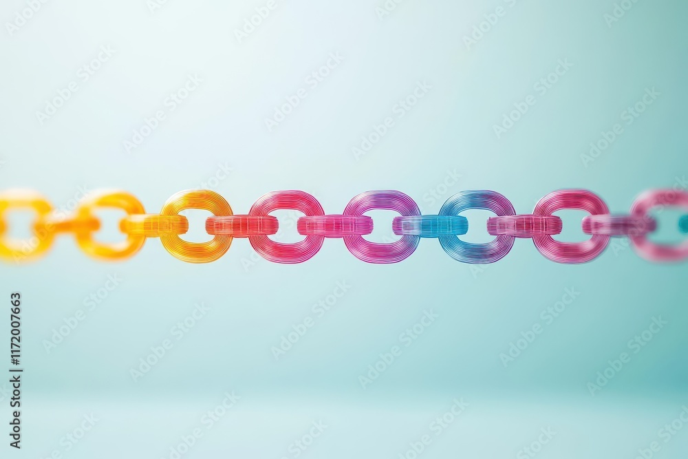 Aufkleber vibrant collection of colorful plastic rings displayed in a patterned arrangement highlighting playf