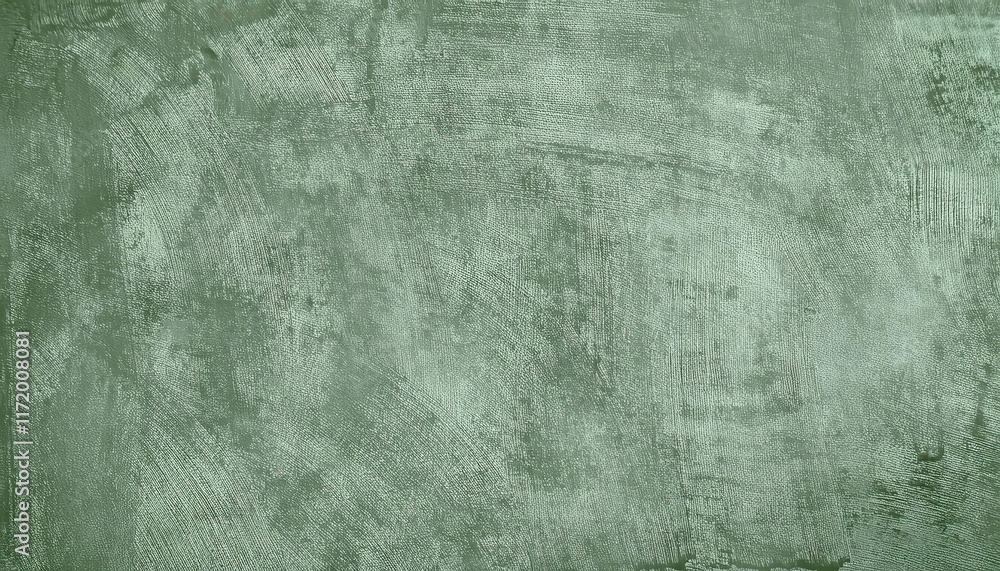Poster Abstract green textured background with plastered brushstrokes and subtle patterns, ideal for modern interior design, digital art, or wallpaper concepts