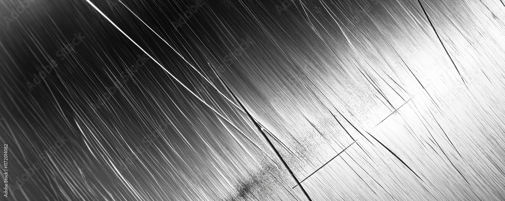 Poster brushed metal texture creating a gradient effect with scratches
