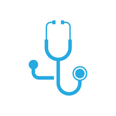 Stethoscope icon illustration flat