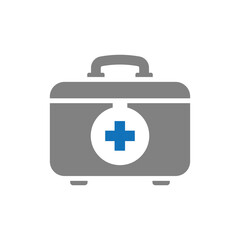 Obraz premium First Aid Kit icon illustration flat