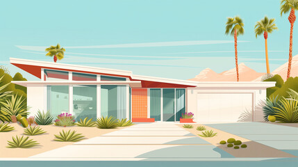 Midcentury home Palm Springs 